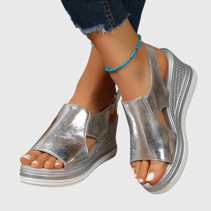 Orthopedic Sandals for Women - Comfort Wedge Heels with Arch Support