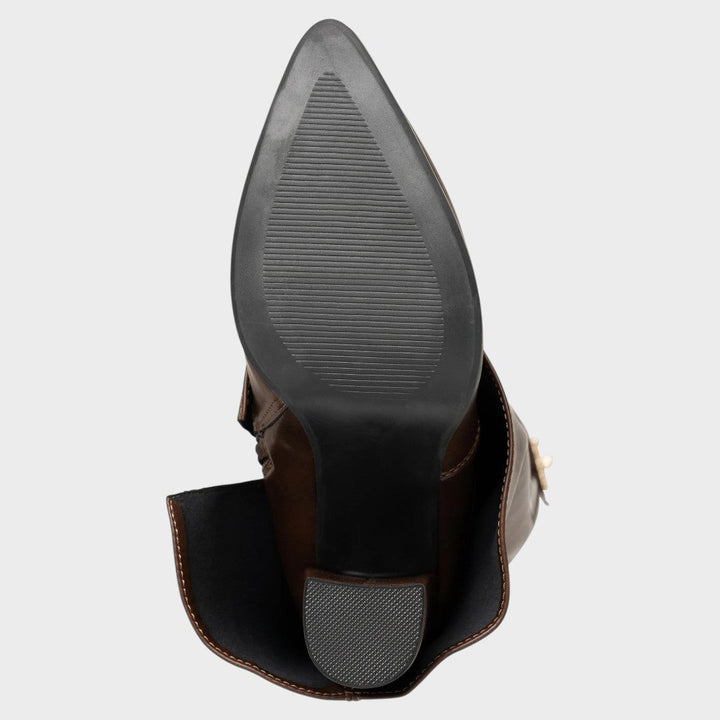 High Shaft Leather Boots for Women | Luna Wide Calf Boots