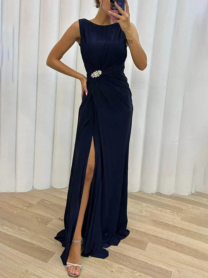 Draped Dress for Women - Flowy Elegant Dress for Summer