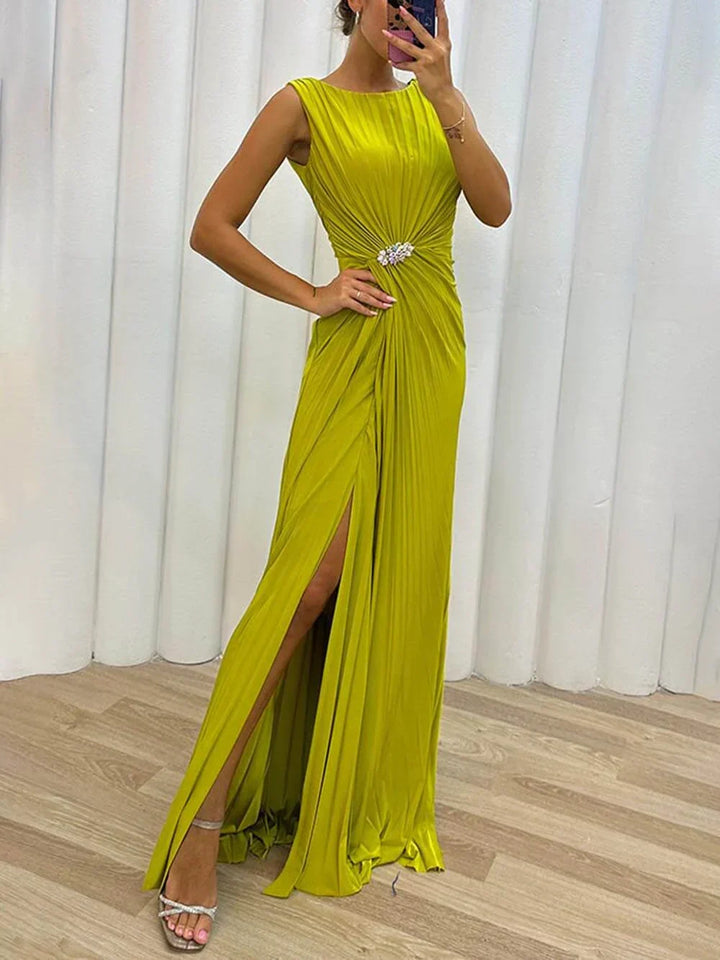 Draped Dress for Women - Flowy Elegant Dress for Summer