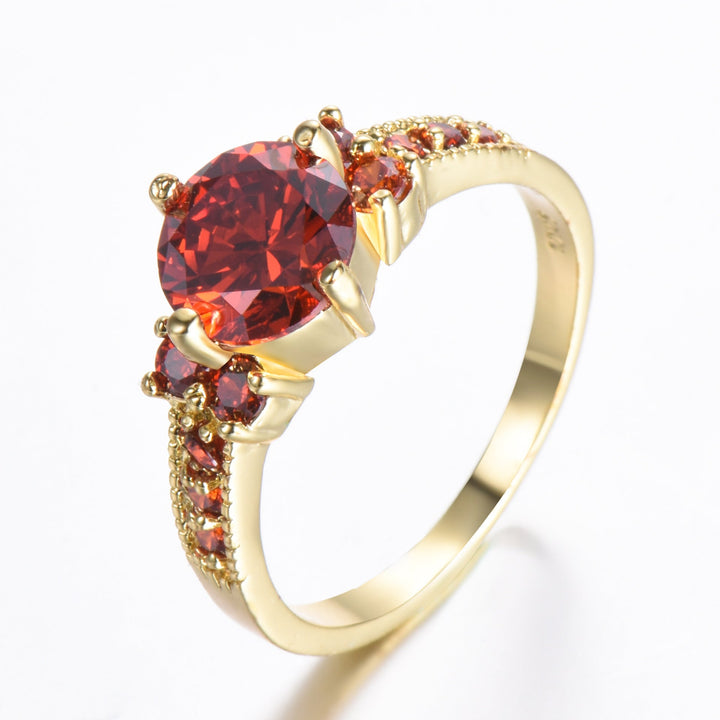 Gold Statement Ring - Modern Sculptural Design for Women