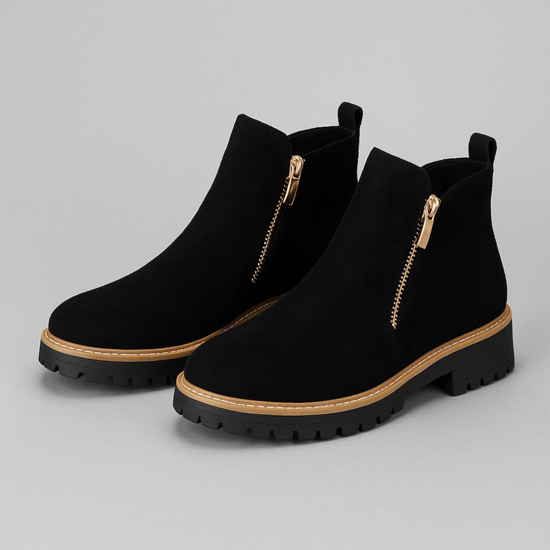 Orthopedic Comfort Boots with Side Zip for Women