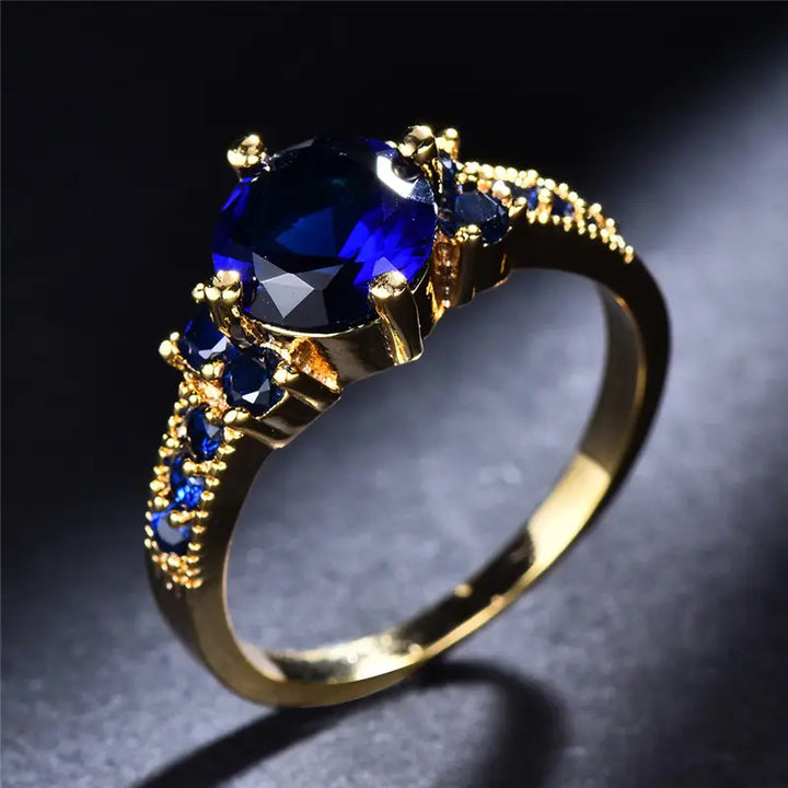 Gold Statement Ring for Women - Modern Sculptural Design