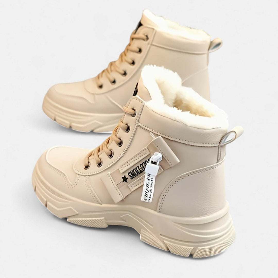 Winter Comfort Boots for Women with Faux Fur Lining