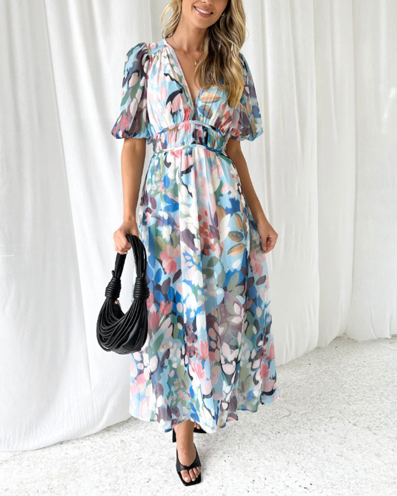 Floral Maxi Dress for Women | Flowing Feminine Style