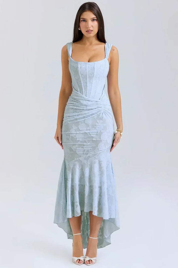 Floral Summer Dress for Women - Lightweight Feminine Midi Dress