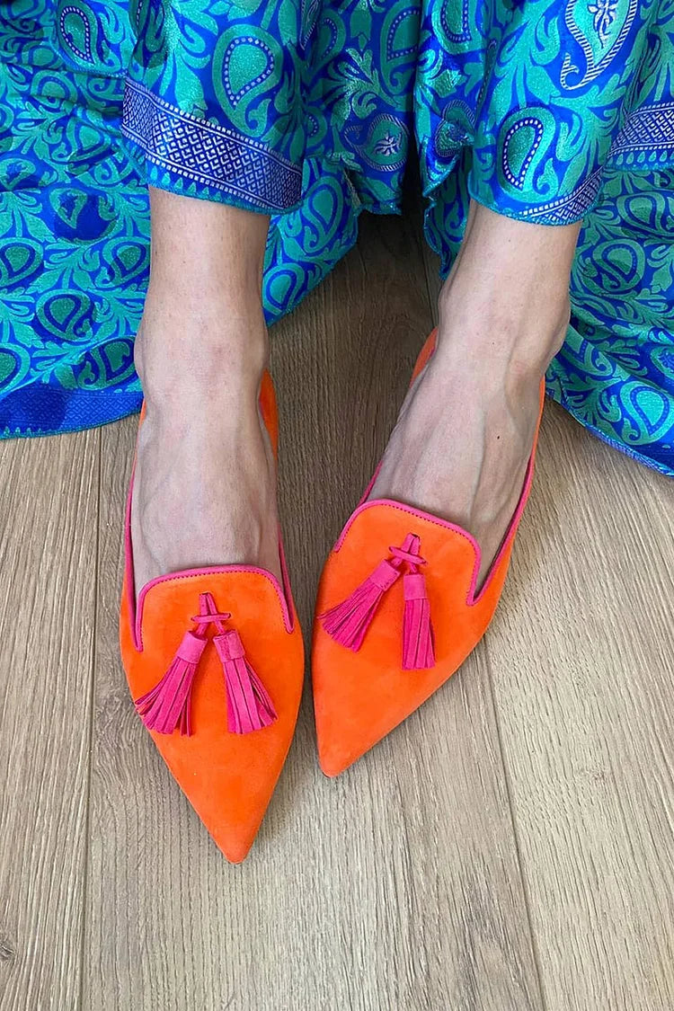 Tassel Loafers for Women | Classic Slip On Flats