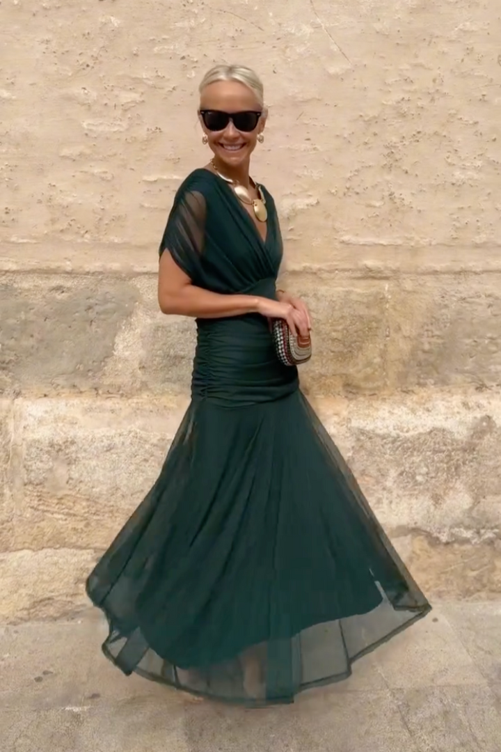 Elegant Maxi Dress for Women - Floor Length Party Dress