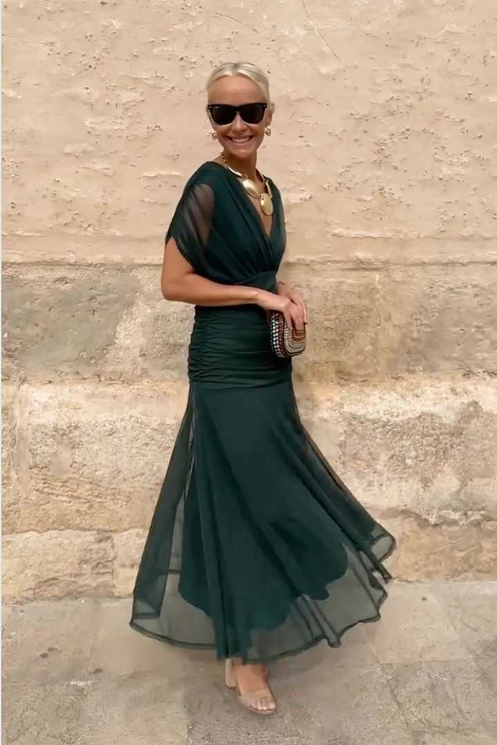 Elegant Maxi Dress for Women - Floor Length Party Dress