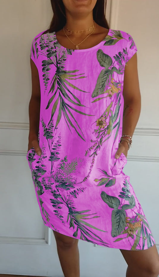 Casual Printed Dress for Women - Effortless Everyday Style