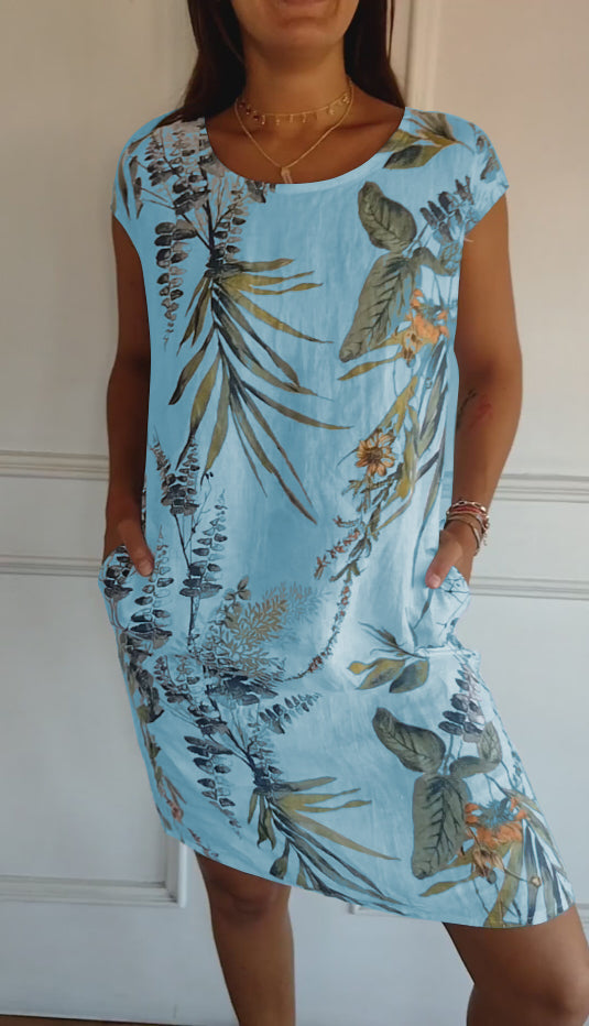 Casual Printed Dress for Women - Effortless Everyday Style