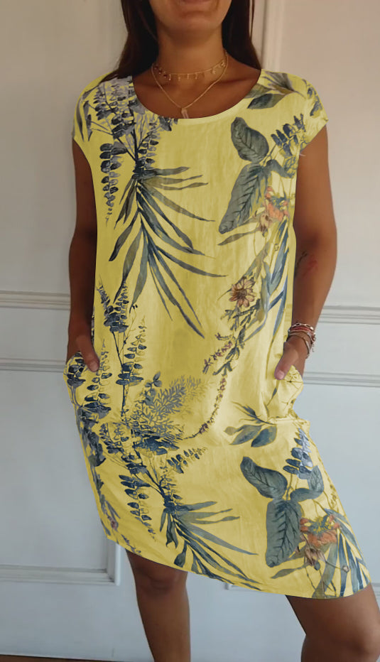 Casual Printed Dress for Women - Effortless Everyday Style