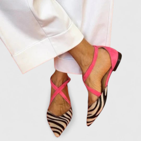 Strappy Ballet Flats for Women - Classic Ballerina Shoes
