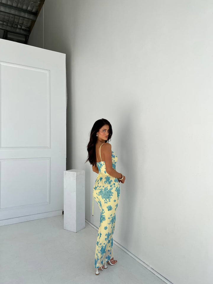 Floral Midi Dress with Breezy Fit for Women