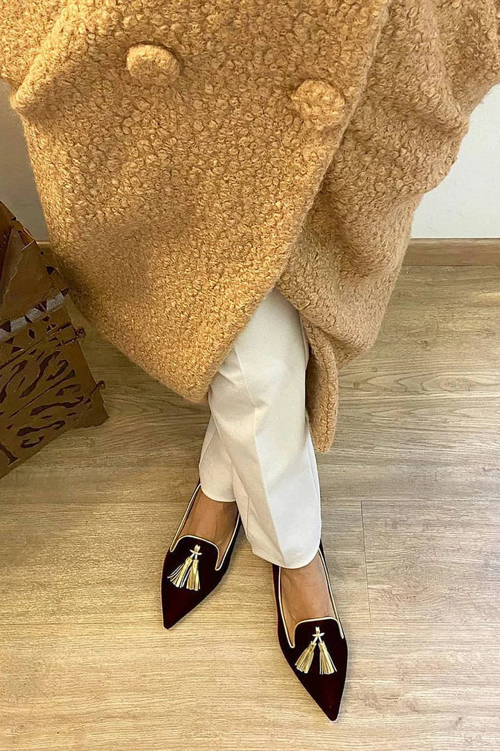 Tassel Loafers for Women | Classic Slip On Flats