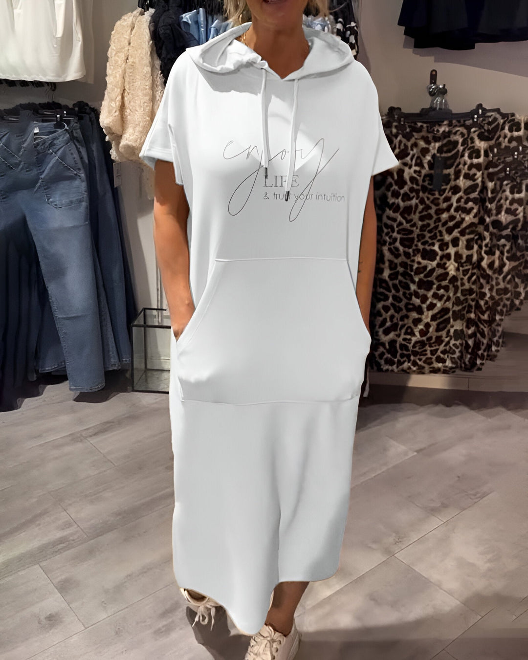 Casual Hoodie Dress for Women | Comfortable Relaxed Fit