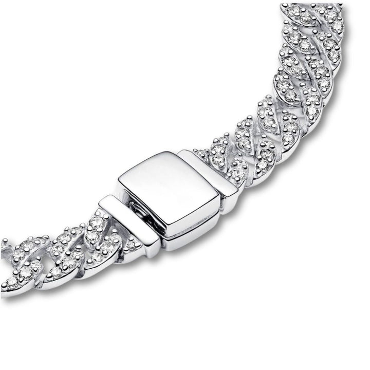 Gold Pave Cuban Link Bracelet for Women | Everyday Luxury