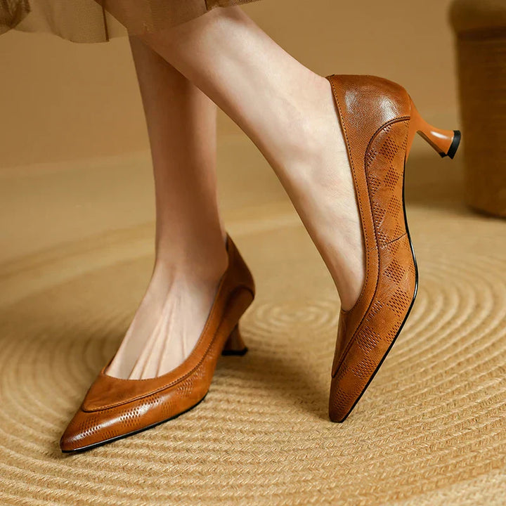 Mary Jane Flats with Ankle Strap - Comfortable All Day Shoes