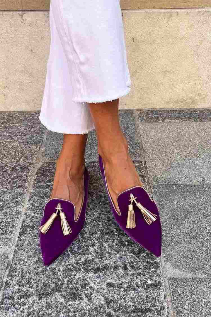 Tassel Loafers for Women | Classic Slip On Flats