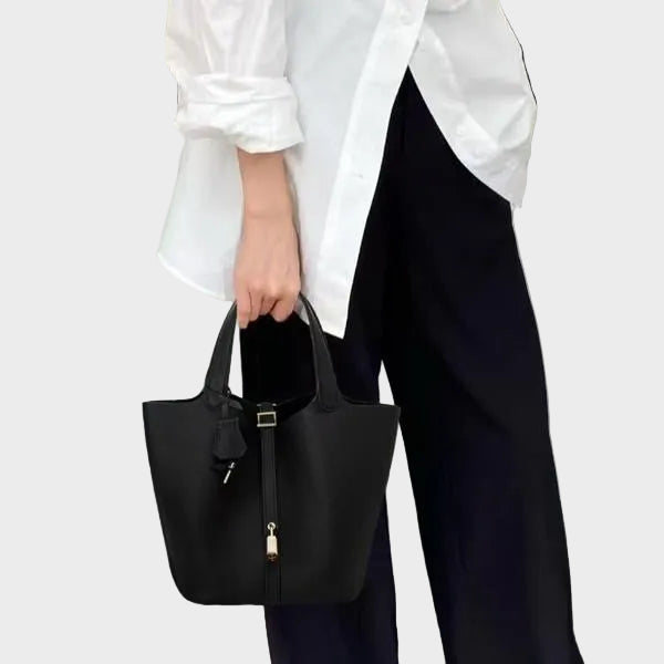 Kate Lock Crossbody Bag - Pebbled Leather Handbag