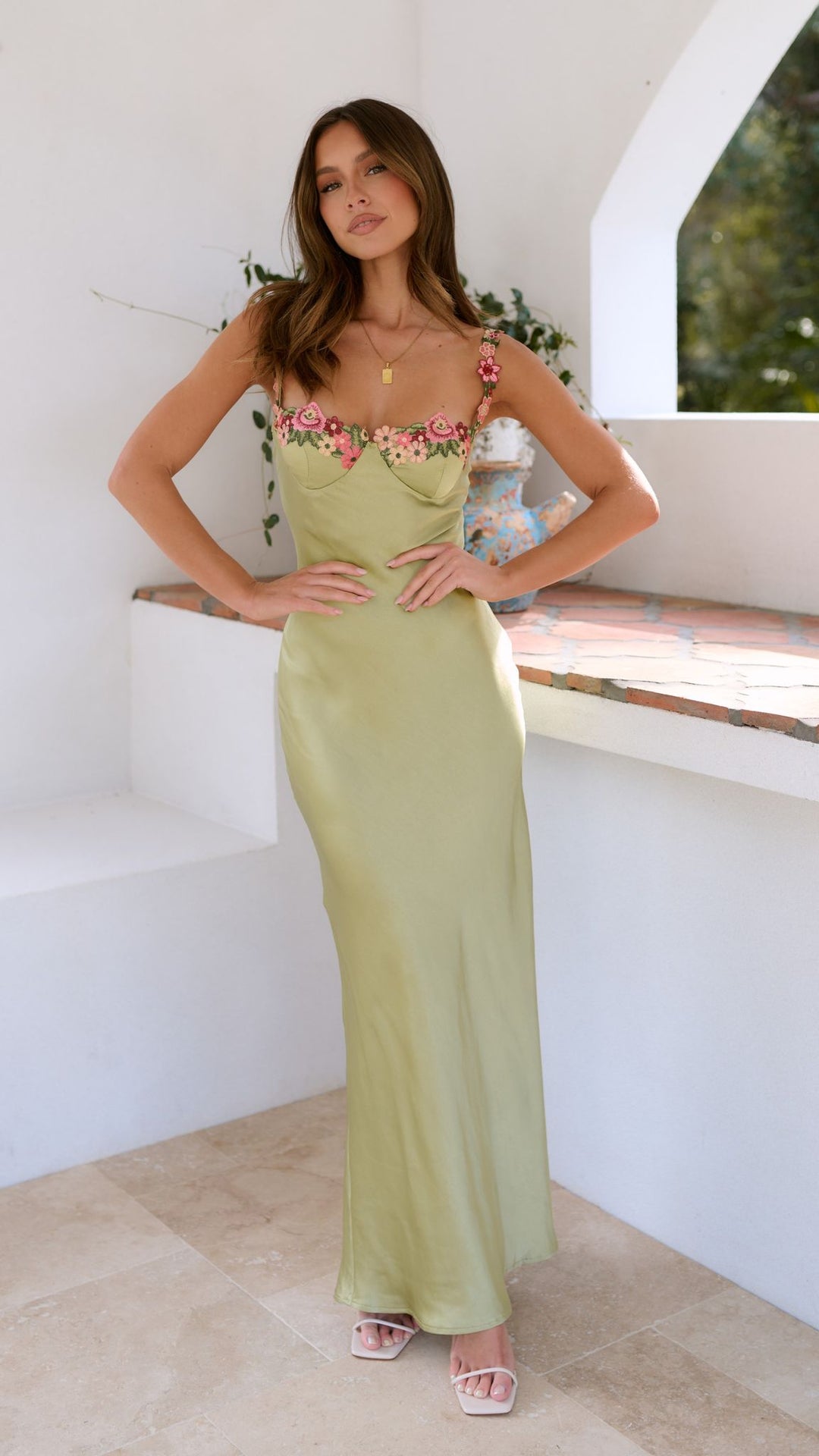 Feminine Flowy Dress for Women - Lightweight Elegant Dress