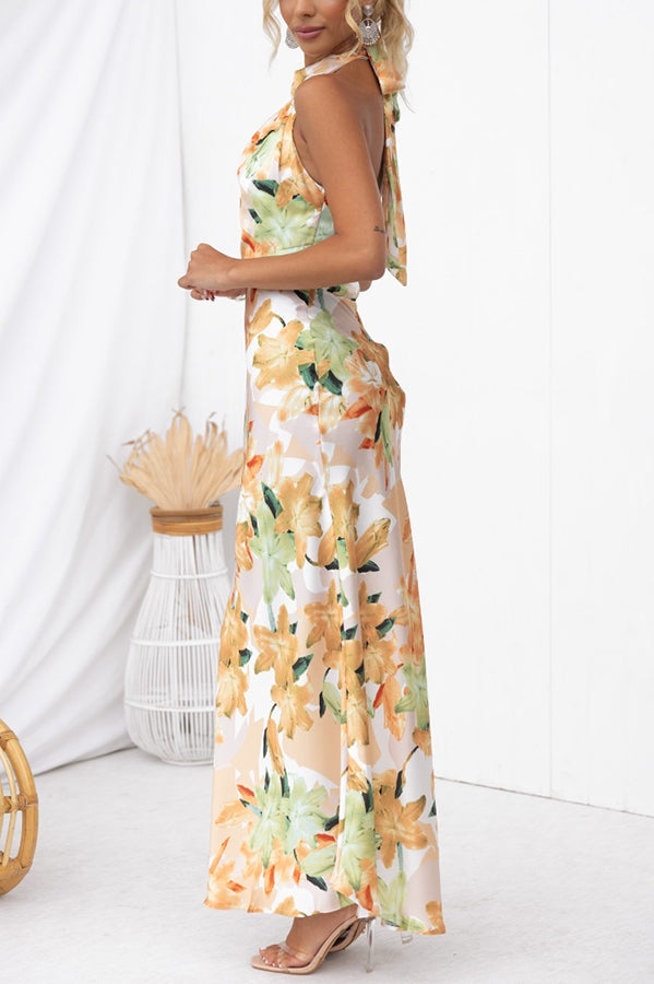 Floral Maxi Dress for Women | Elegant Long Dress