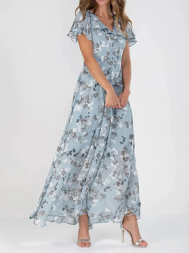 Tummy Control Dress for Women - Flattering A-Line Midi Dress