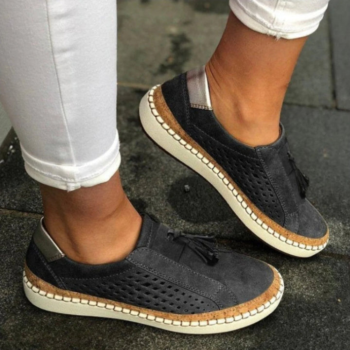 Orthopedic Slip-On Sneakers for Women | Arch Support Walking Shoes