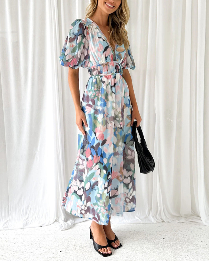 Floral Maxi Dress for Women | Flowing Feminine Style