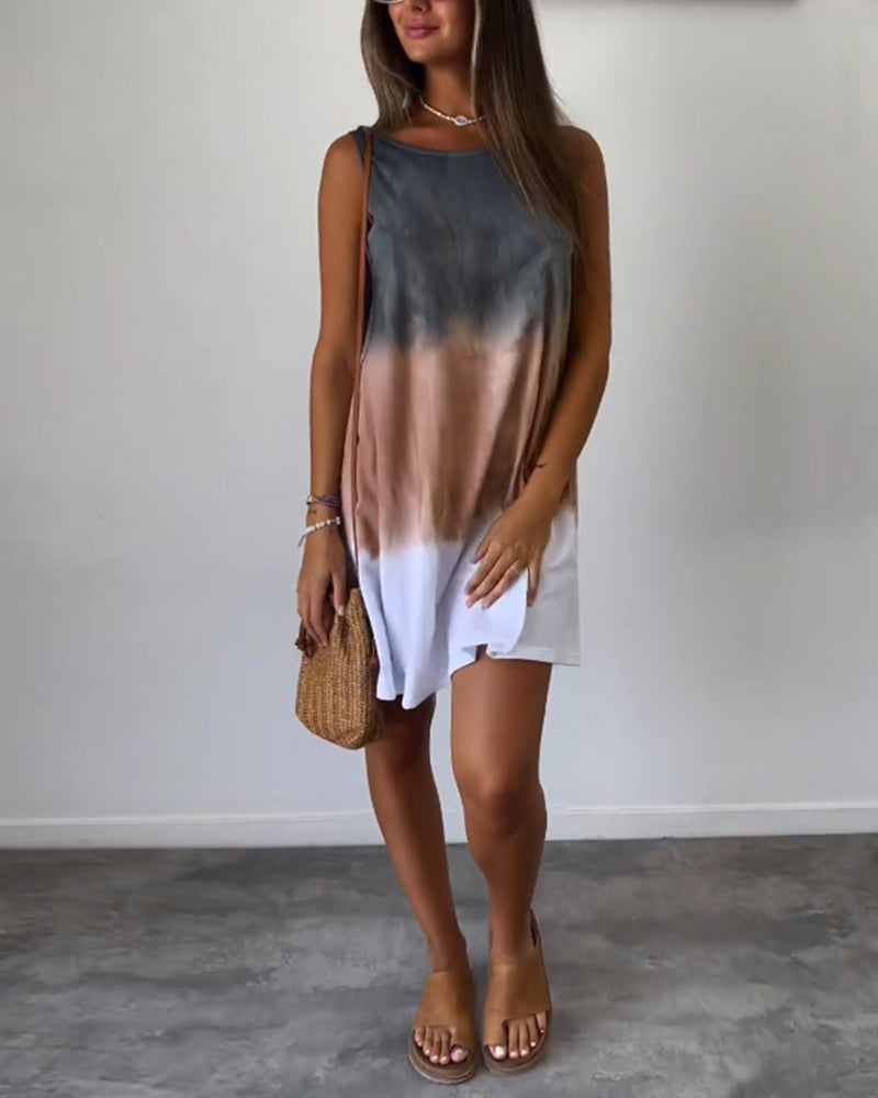 Casual Gradient Dress for Women - Effortless Everyday Style