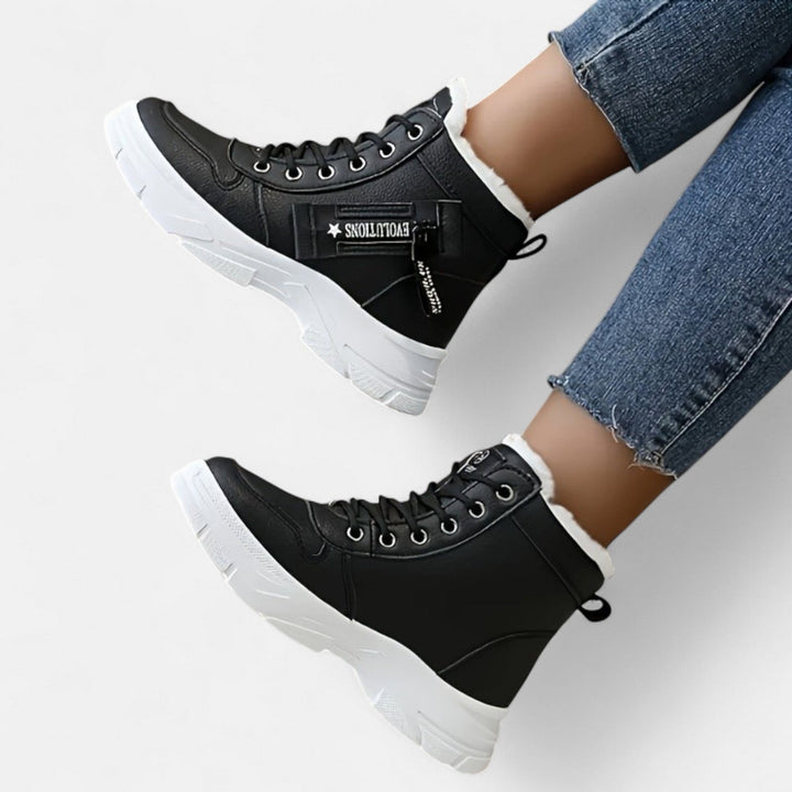 Winter Comfort Boots for Women with Faux Fur Lining