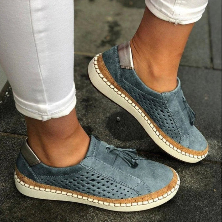 Orthopedic Slip-On Sneakers for Women | Arch Support Walking Shoes