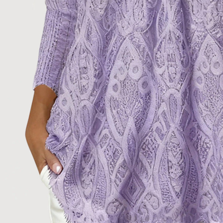Lace Detail Top - Elegant Feminine Blouse for Everyday Wear