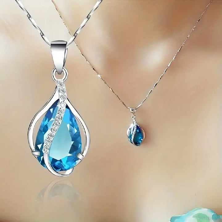 White Gold Necklace | Celestine Vireaux Elegant Pendant
