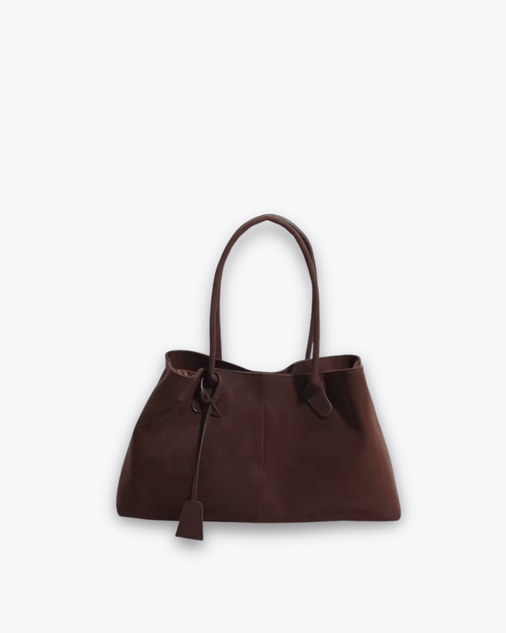 Tote Bag for Work and Travel - Soft Faux Leather Shoulder Bag