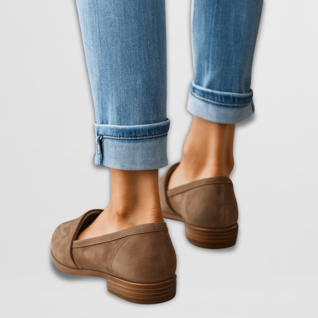 Pointed Toe Loafers for Women - Slip On Flat Shoes