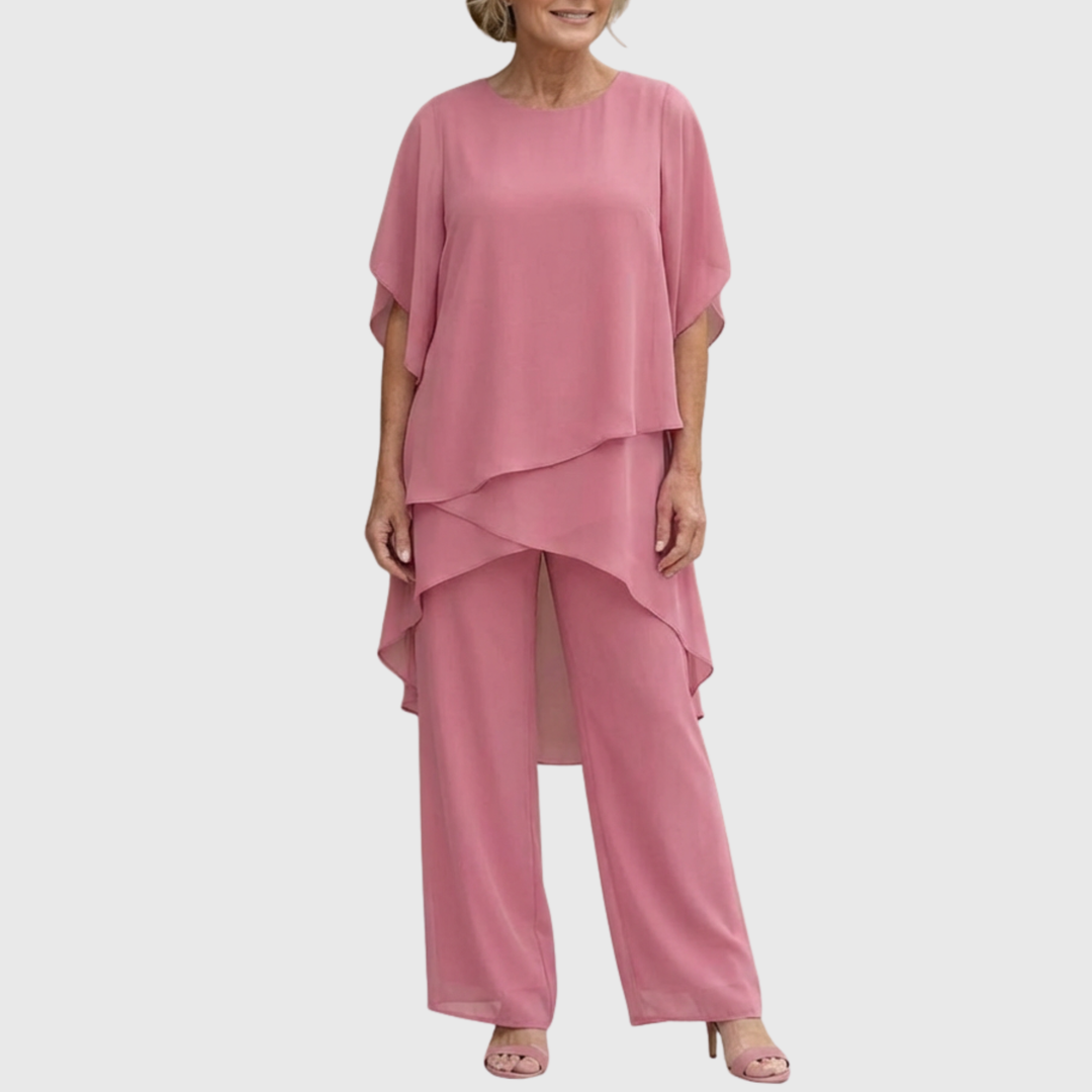 Palazzo Pants Set for Women - Elegant Two Piece Outfit