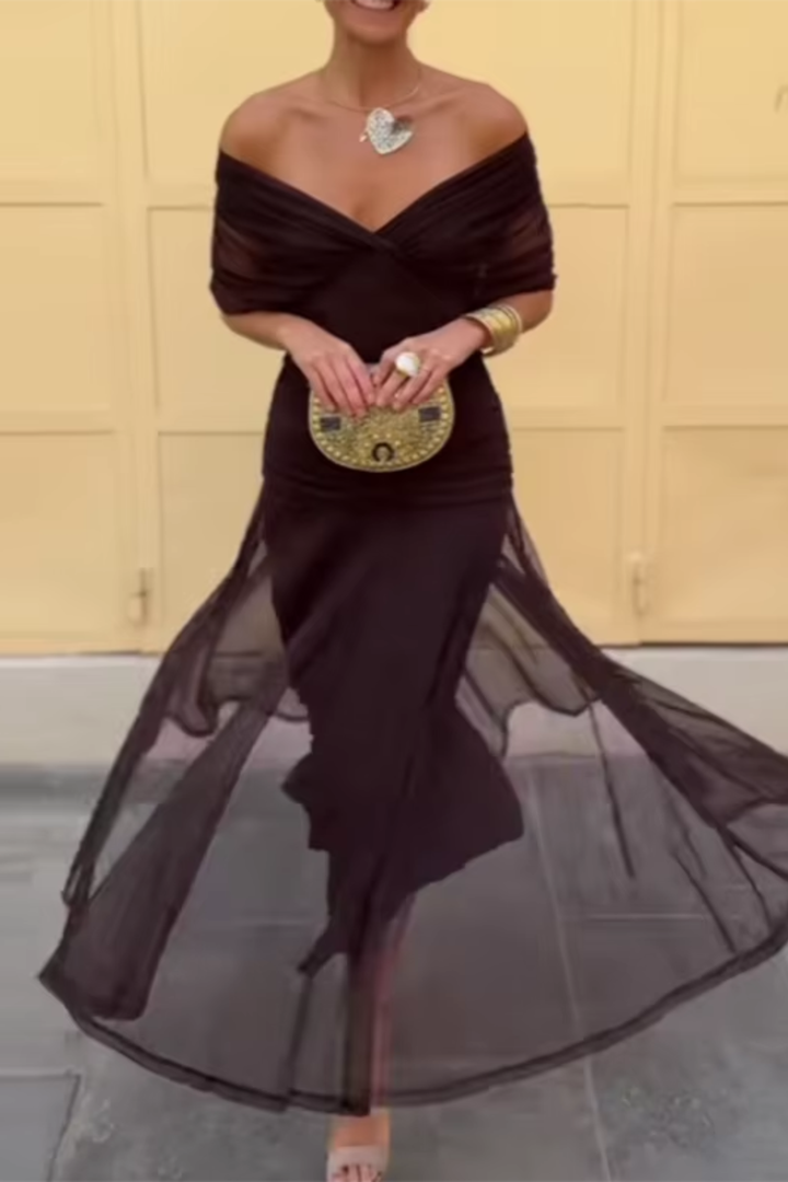 Elegant Maxi Dress for Women - Floor Length Party Dress