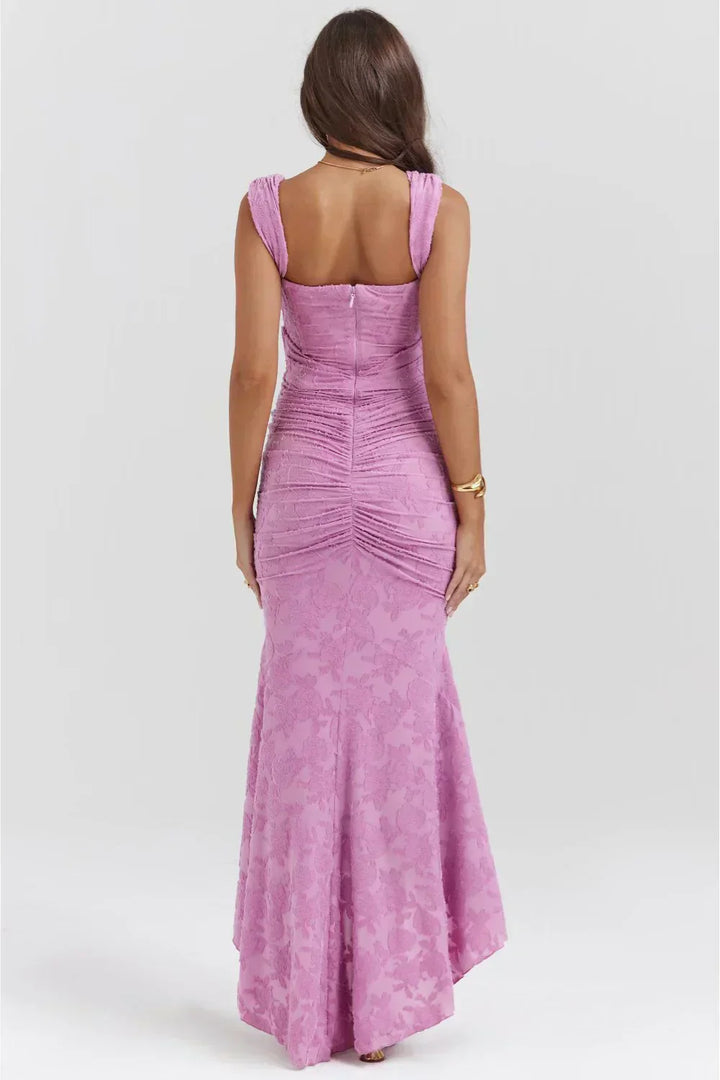 Floral Summer Dress for Women - Lightweight Feminine Midi Dress