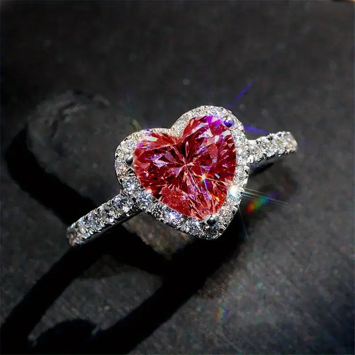 White Gold Statement Ring - Elegant Everyday Jewelry