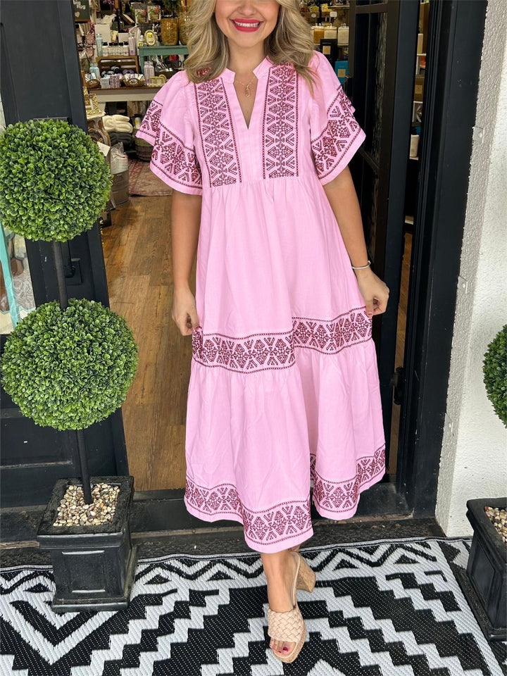 Boho Maxi Dress for Women - Elegant Flowy Summer Dress