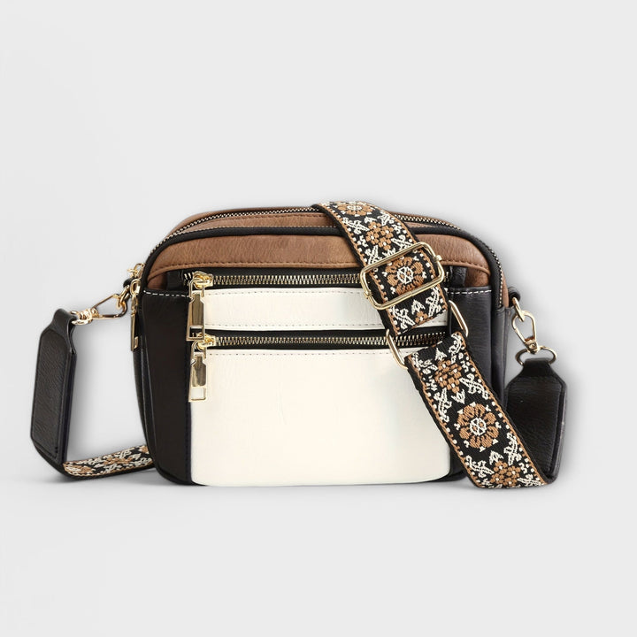 Vegan Leather Crossbody Bag with Adjustable Strap