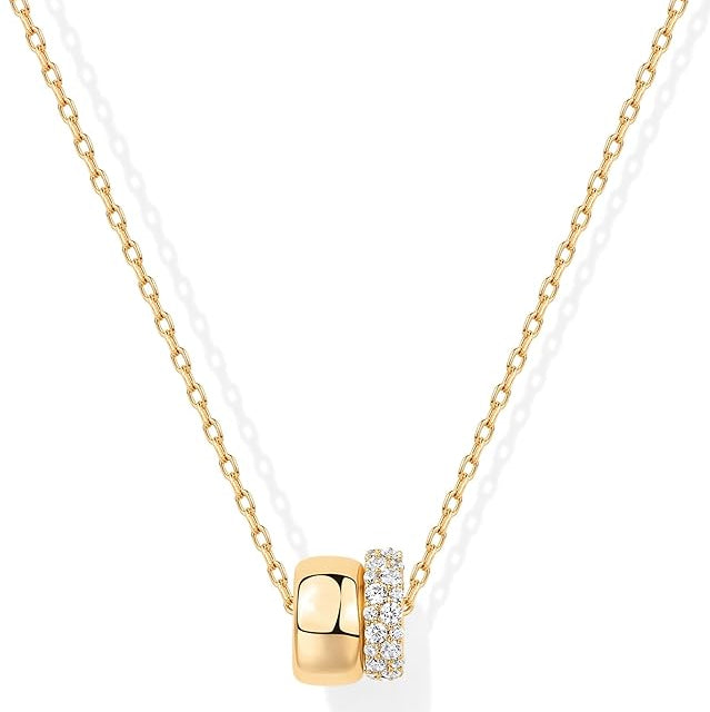 Gold Layered Necklace Set - Delicate Duo Chain Necklace