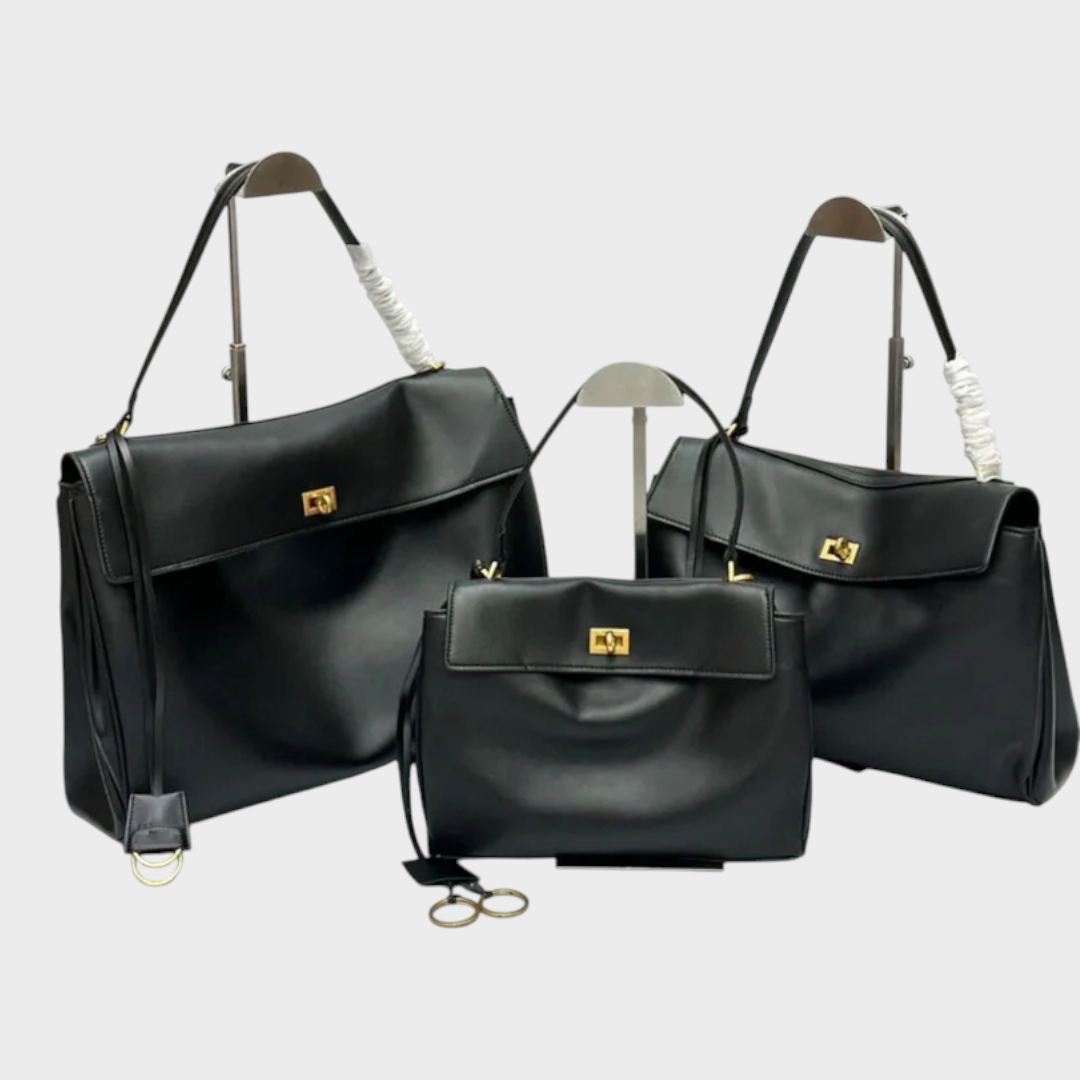 Leather Handbag Women - Minimalist Soft Genuine Leather Shoulder Bag