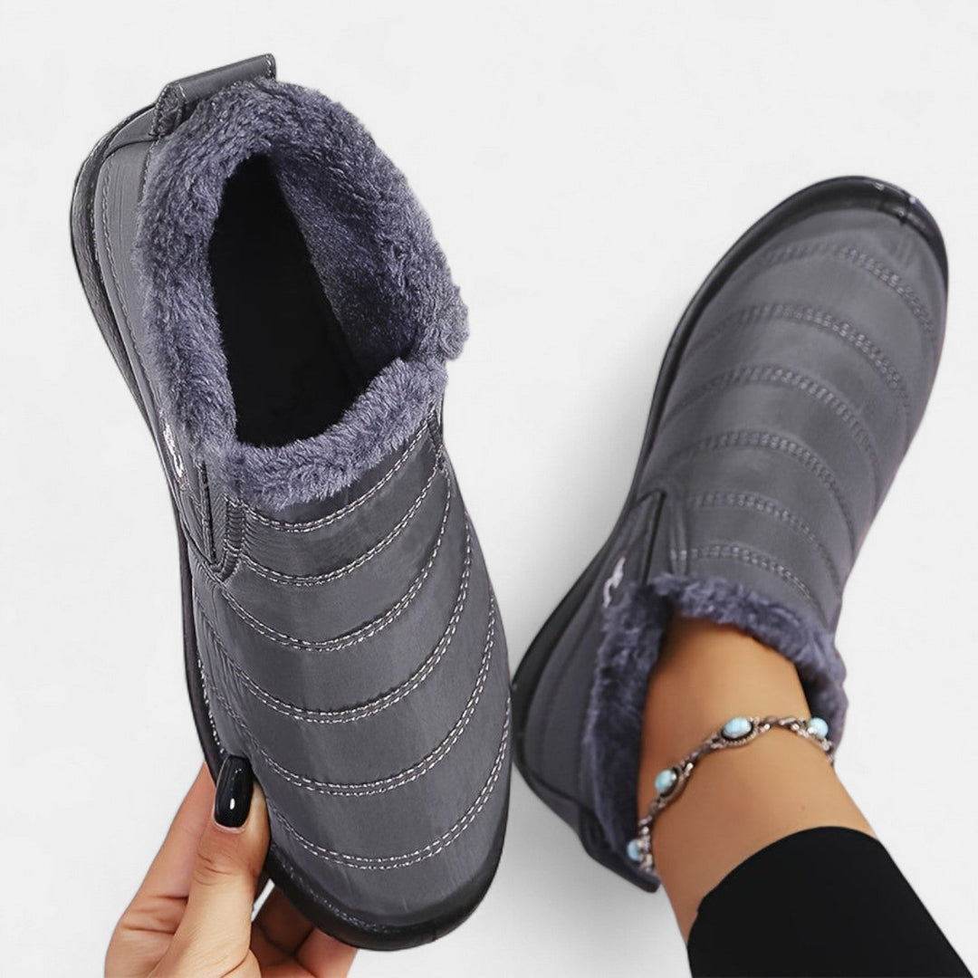 Winter Slip-On Boots for Women | Warm Comfortable Snow Boots
