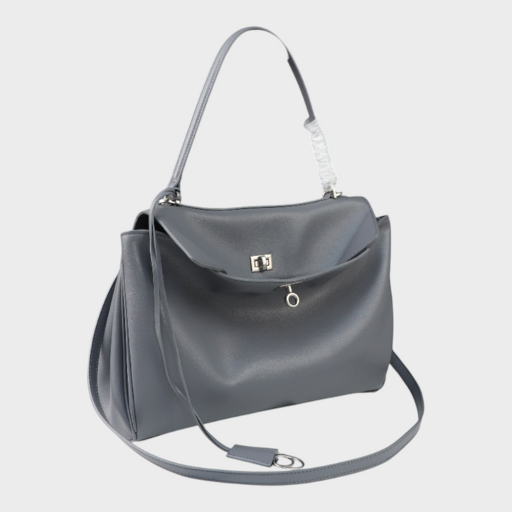 Leather Handbag Women - Minimalist Soft Genuine Leather Shoulder Bag