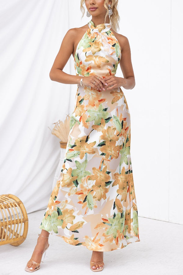 Floral Maxi Dress for Women | Elegant Long Dress