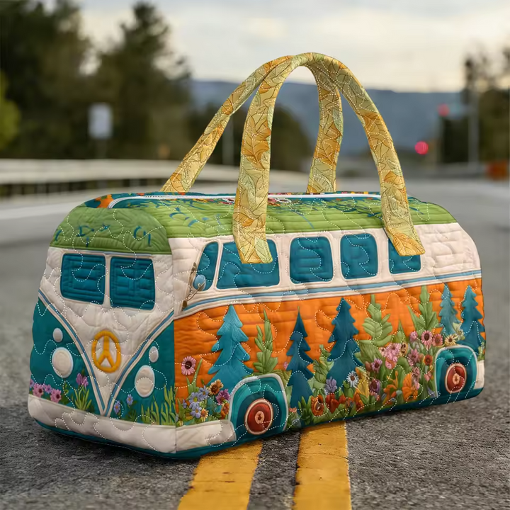 Quilted Weekend Travel Bag for Women - Soft Overnight Tote