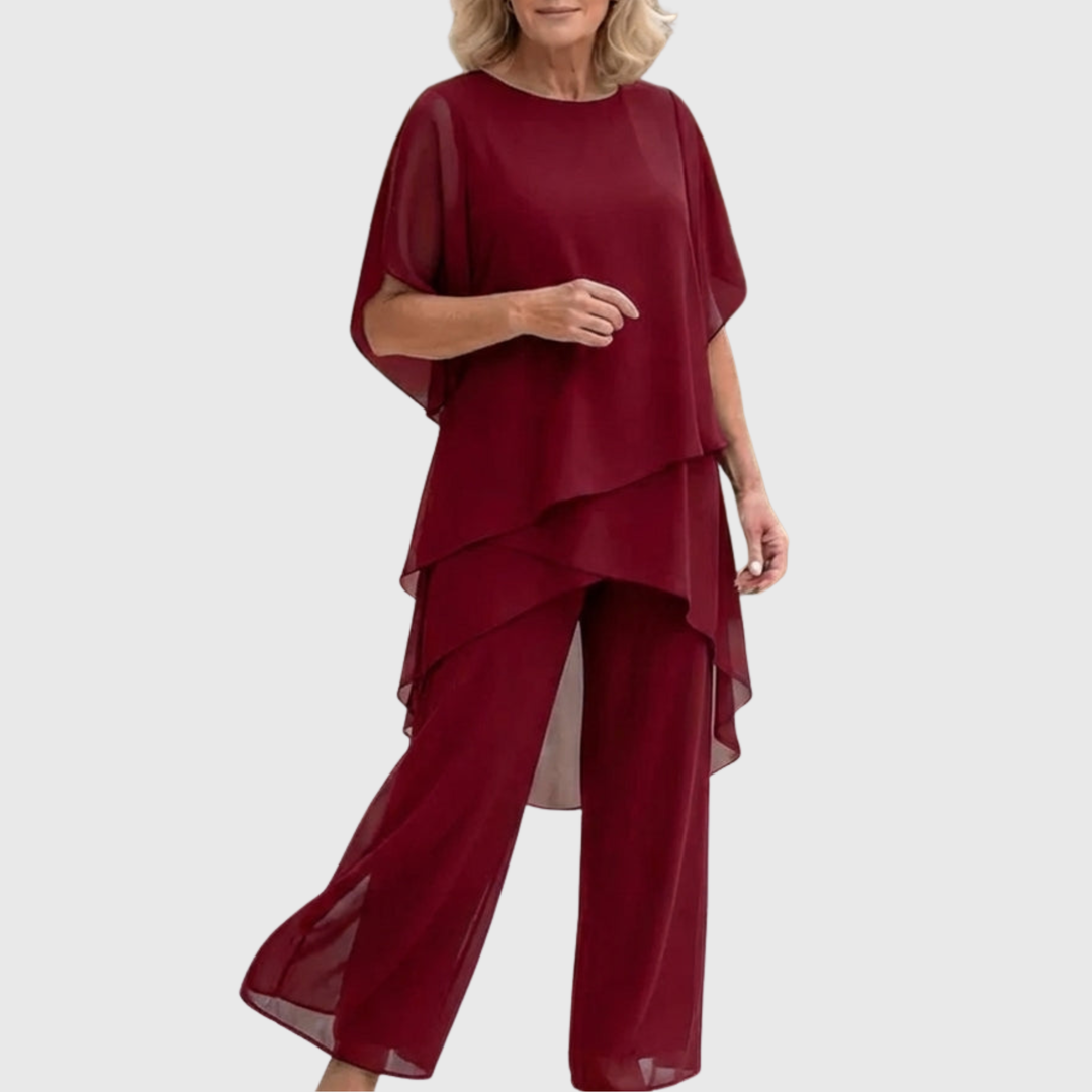 Palazzo Pants Set for Women - Elegant Two Piece Outfit