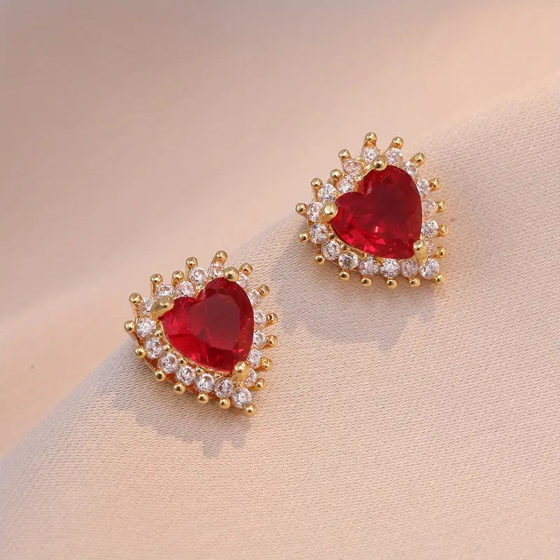 Gold Jewelry Set - Classic Necklace and Earring Set for Women